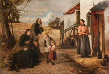 A Lesson in Charity Thomas Byron Lyle c 1880