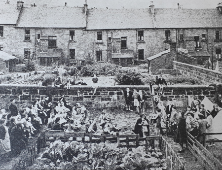 Back court concert at Portland Place, Hamilton in aid of the war effort (image courtesy of the Hamilton Advertiser - August 1940)