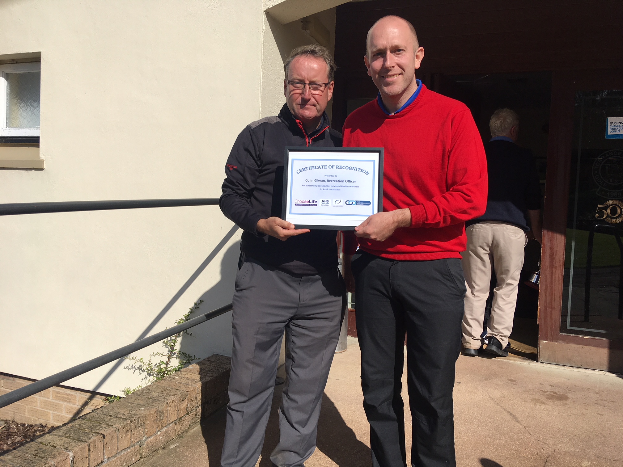Choose Life Golf Event for the Wellbeing Golf Cup