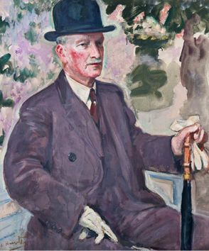 Portrait of William Stewart by George Leslie Hunter 1877 1931