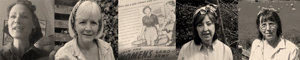 Image showing The Lanark library division of the women's land army