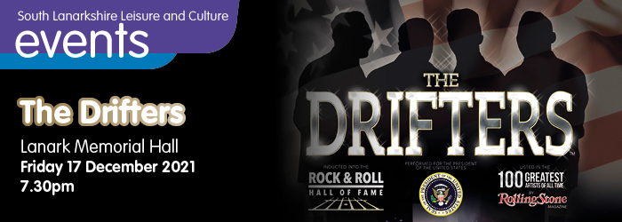The Drifters at Lanark Memorial Hall Slider image