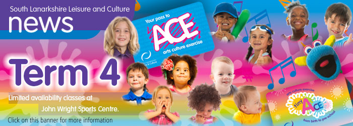 Limited Term 4 ACE classes availability at John Wright Sports Centre Slider image