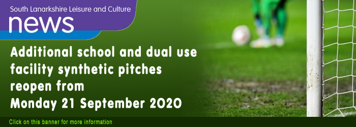 Additional outdoor synthetic pitches available for use