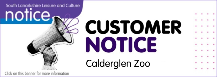 Calderglen Zoo temporary closure Slider image