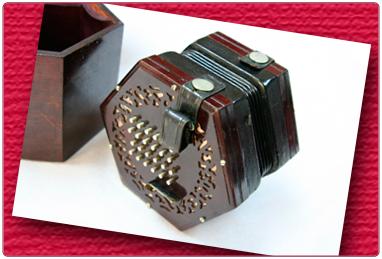 English Concertina – made by Lachenal  c 1925