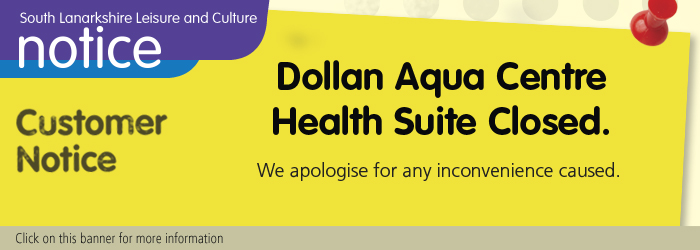 Dollan Aqua Centre health suite closed Slider image
