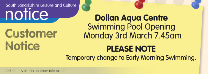 Dollan Aqua Centre Swimming Pool Opening
