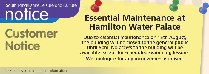 Essential maintenance at Hamilton Water Palace