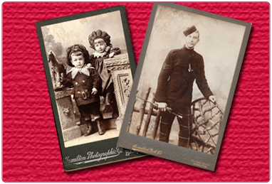 Cartes de Visite and Cabinet Cards