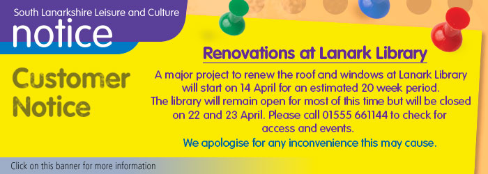 Lanark Library Roof and Windows Replacement Project Slider image