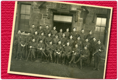 8th Battalion The Cameronians (Scottish Rifles) Officers Photograph