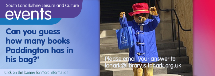 Can you guess how many books Paddington has in his bag? Slider image