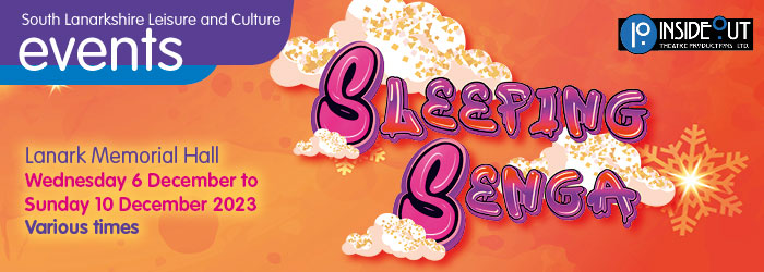 Sleeping Senga at Lanark Memorial Hall Slider image