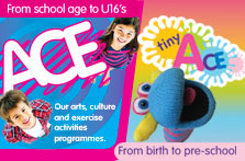 Link to ACE children's activities web page